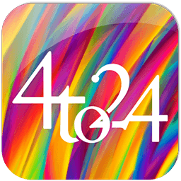 colorful 4 to 24 logo
